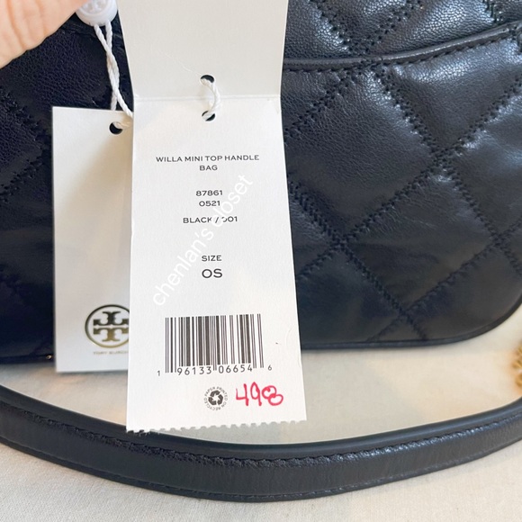 🎄🎀NeW! Tory Burch Willa Mini Top Handle Bag - Picture 11 of 12